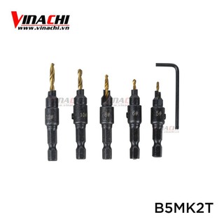 Bộ 5 mũi khoan 2 tầng cốt lục giác