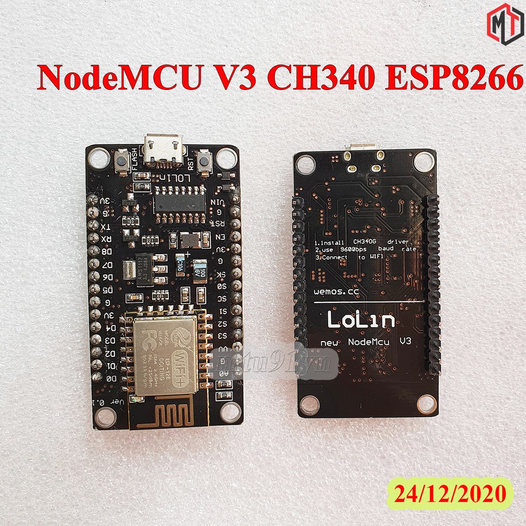 NodeMCU V3 CH340 - Kit Thu Phát WiFi ESP8266