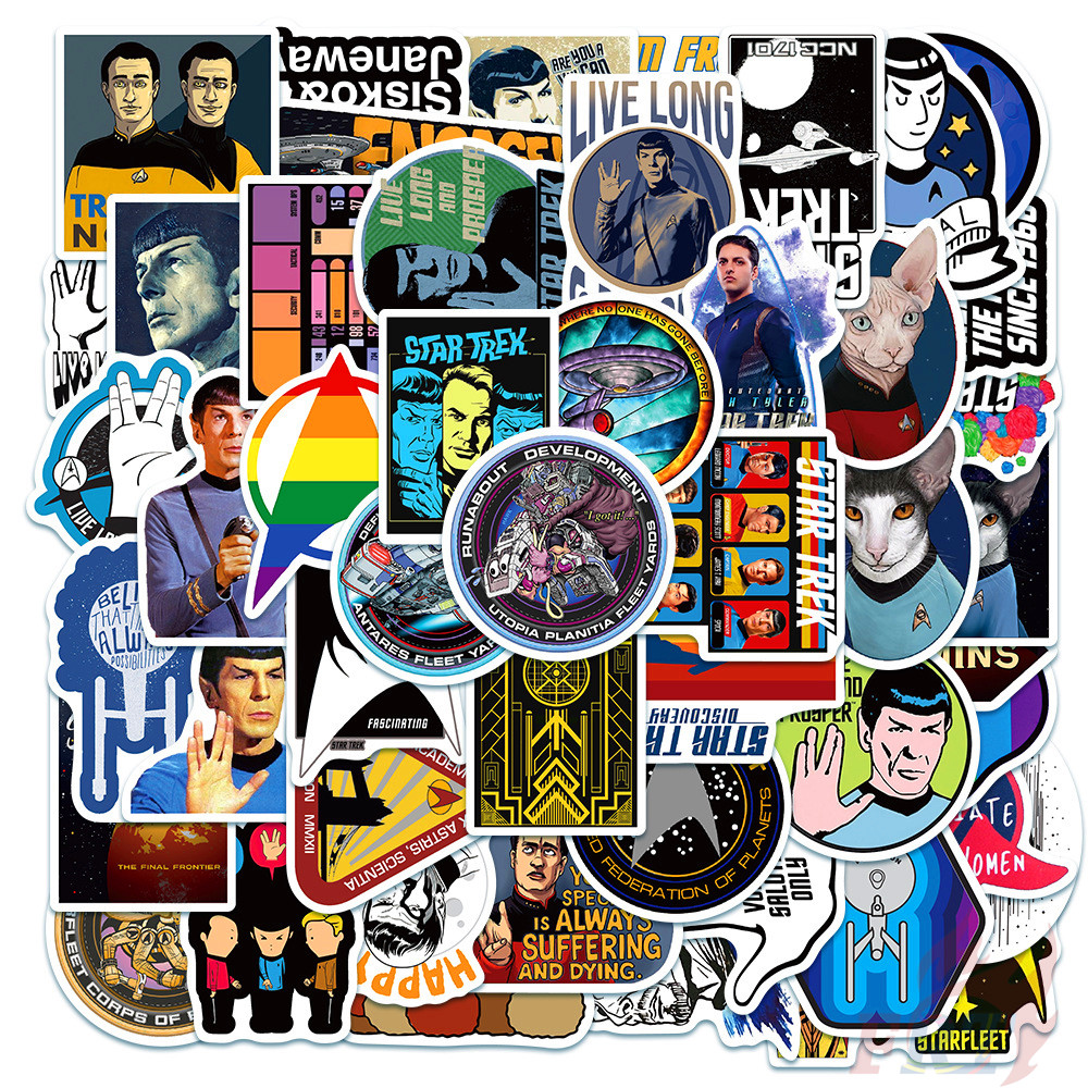 100Pcs/Set ❉ Star Trek Series A Stickers ❉ DIY Fashion Luggage Laptop Skateboard Doodle Decals Stickers