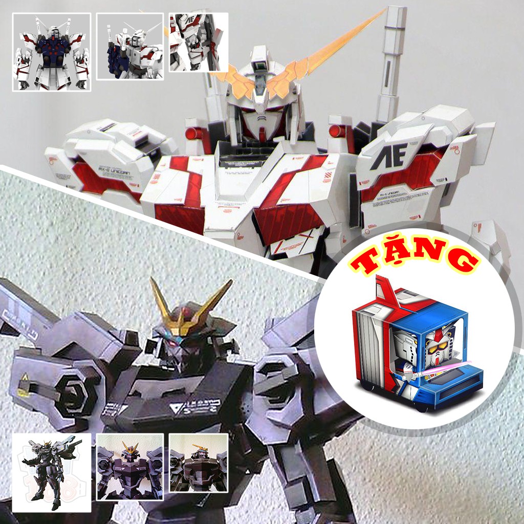 Mô hình giấy Khuyến Mãi Robot Gundam KM-0001