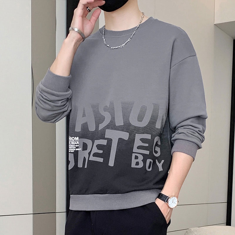 Áo Thun Nam Dài Tay Cổ Tròn