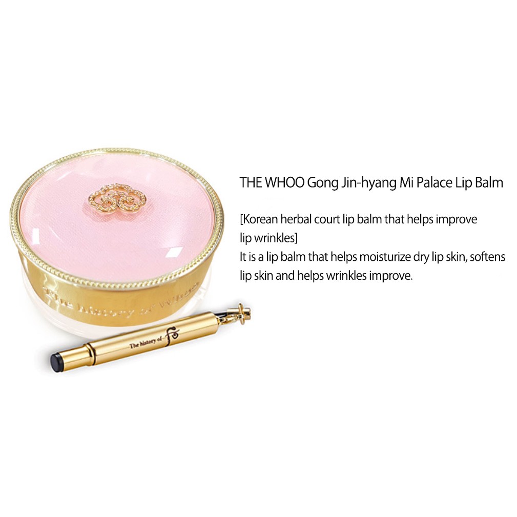 Son Môi Dưỡng Ẩm The Whoo Gong Jin-hyang Mi Palace Cao Cấp