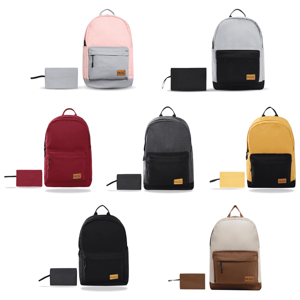 Balo : M.O.L Basic Backpack Canvas