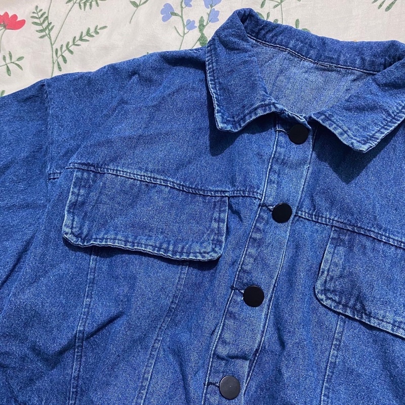 Crop Top Denim Shirt