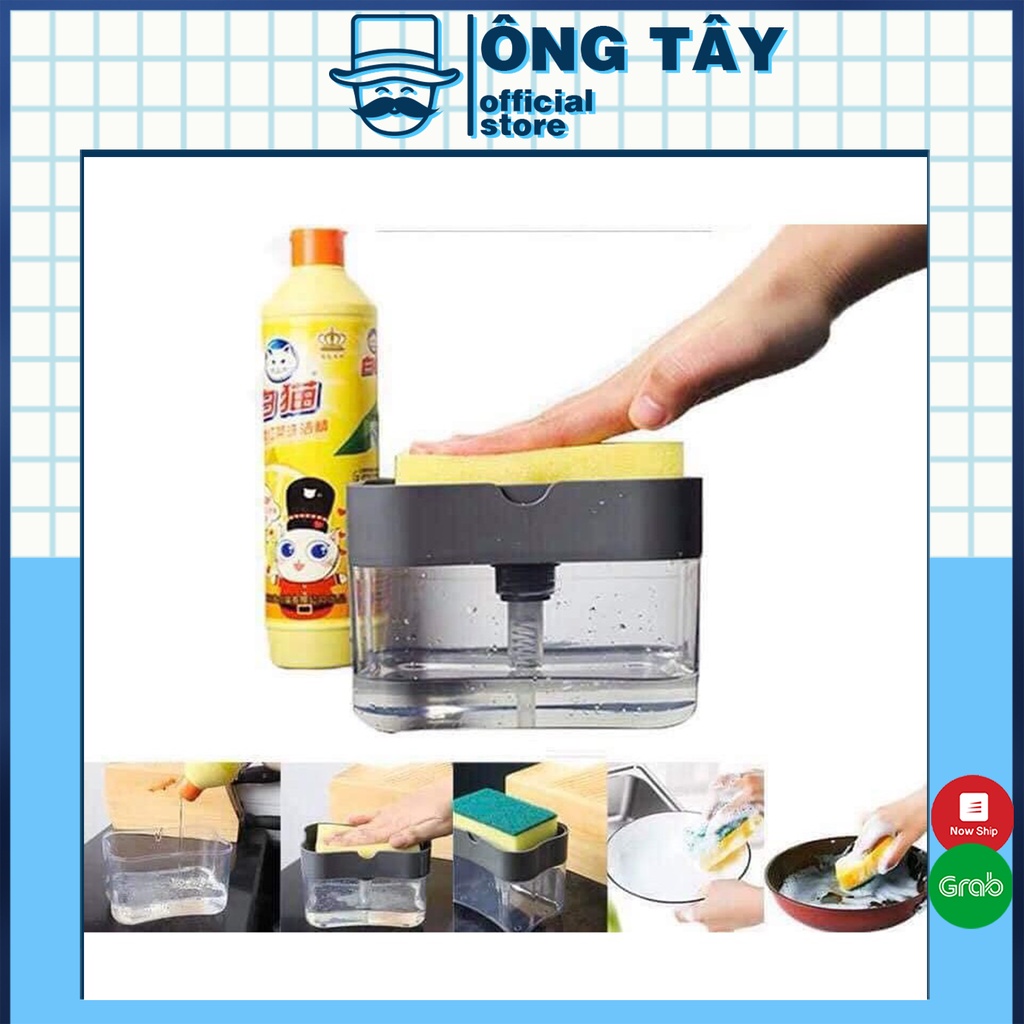 Hộp để xà phòng và miếng cọ rửa đa năng