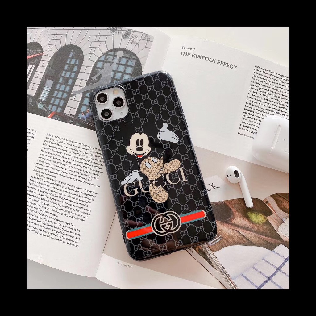 Ốp Điện Thoại Mềm Nhám Hình Chuột Mickey Cao Cấp Cho IPhone12 12ProMax 12Mini IPhone11 X XS XR XSmax 7+ 8 8+ | BigBuy360 - bigbuy360.vn