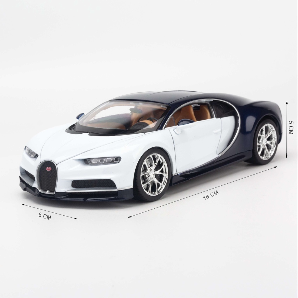 Xe mô hình Bugatti Chiron, Divo, Vision GT 1:24