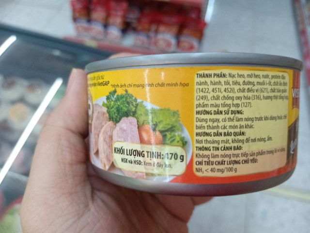 PATE GAN/THỊT HEO VISSAN 150G/170G / 397G