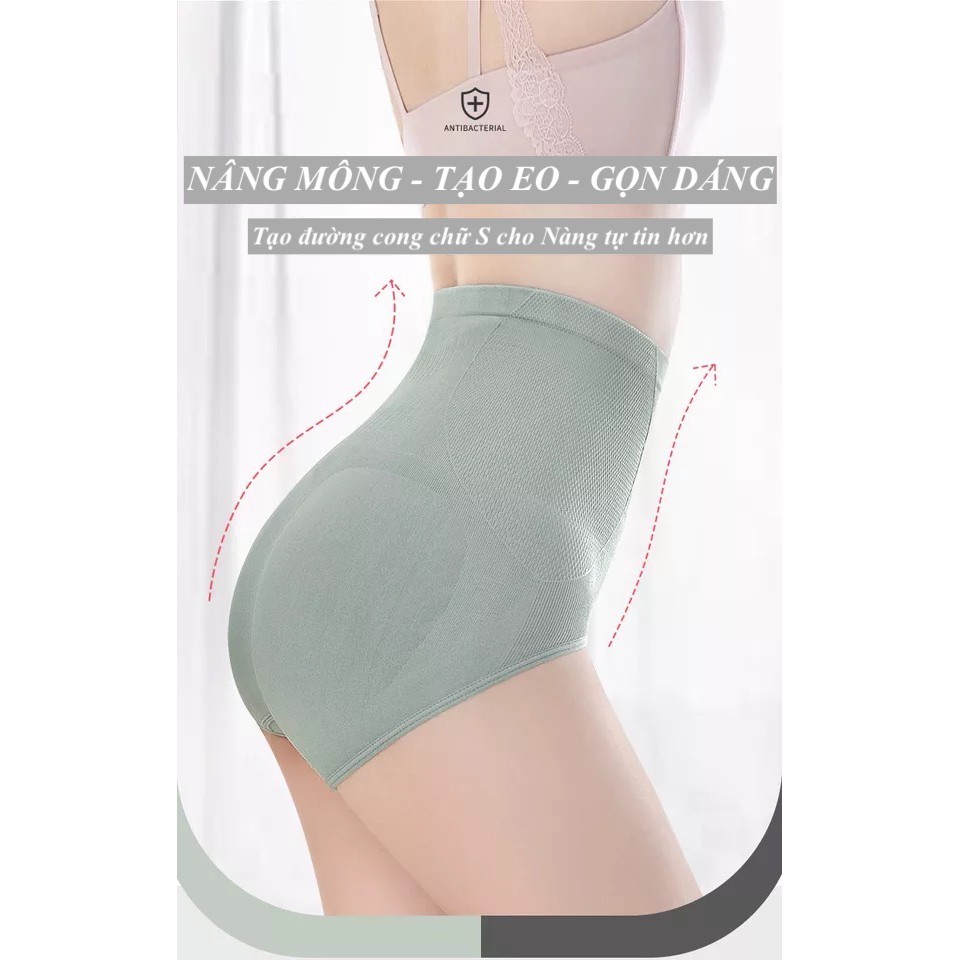 QUẦN LÓT NỮ COTTON SỢI TRE CẠP CAO VANVENE GEN BỤNG TẠO EO THON NÂNG MÔNG THÔNG HƠI KHÁNG KHUẨN CHỐNG VIÊM NHIỄM Q450 | BigBuy360 - bigbuy360.vn