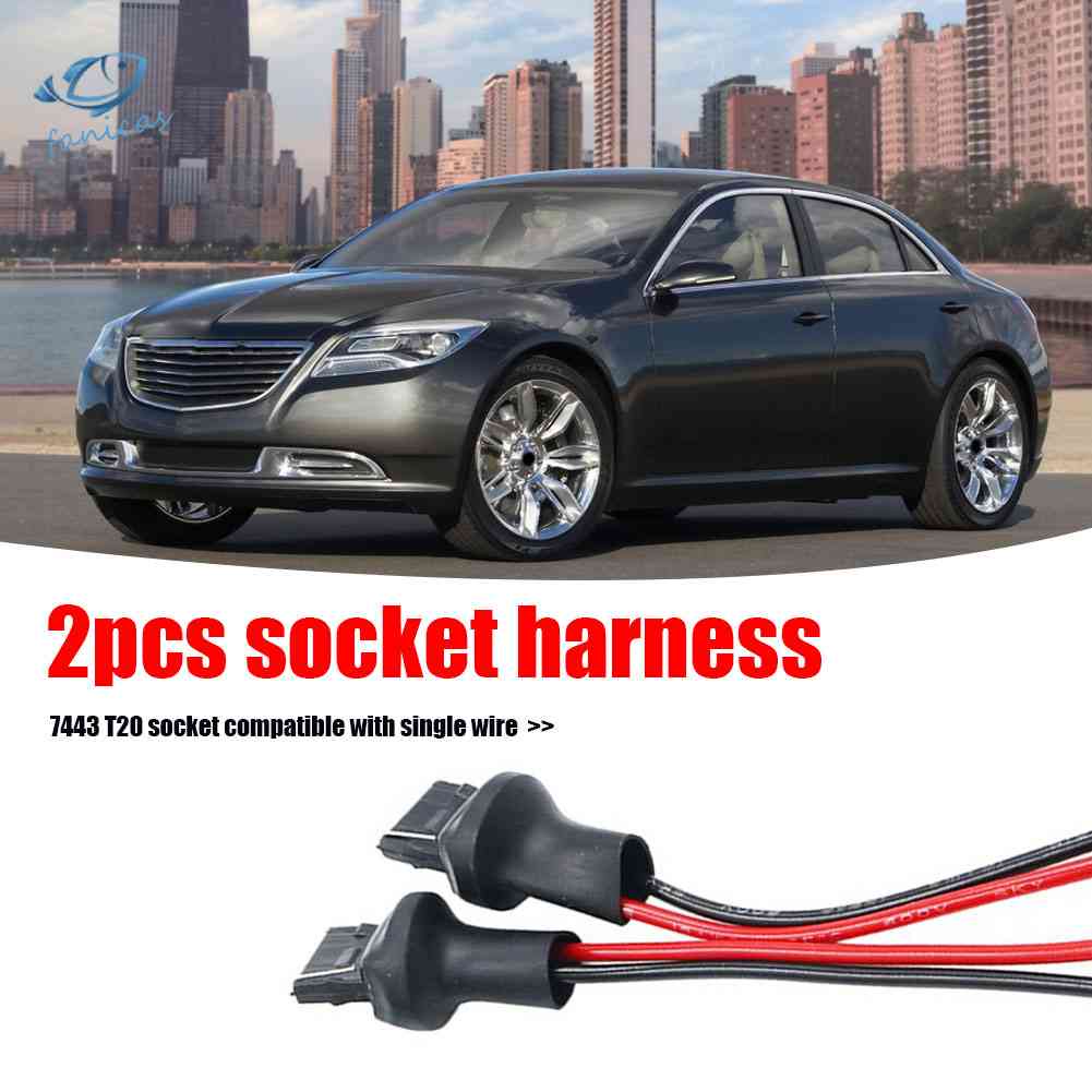 2 Đuôi Đèn Tín Hiệu 7440 T20 Cho Xe Hơi