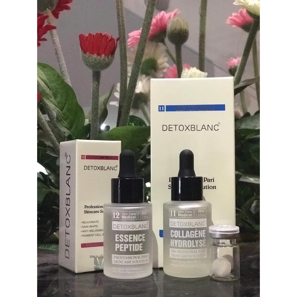 combo serum nạ thải độc detox blanc