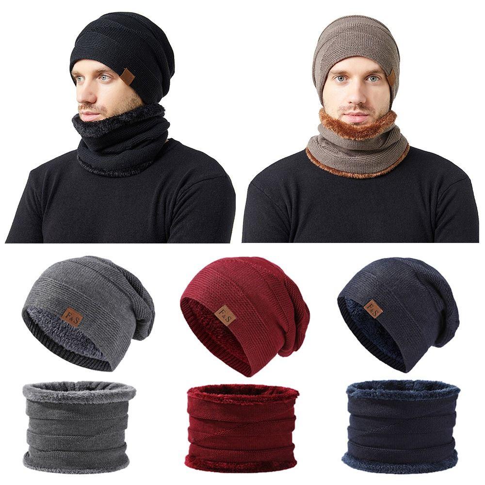 Mũ beanie Kiêm Khăn Choàng Cổ Mềm Mại Cho Nam Và Nữ