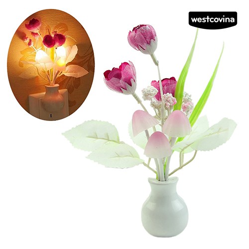 Đèn Led Ngủ Cảm Ứng Hình Hoa Tulip Dễ Thương