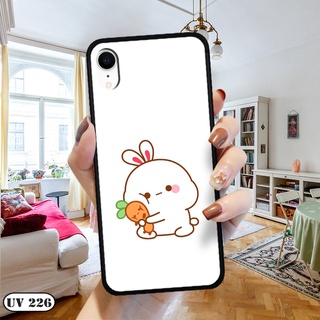 Ốp lưng nhám in hình 3D IPhone XR