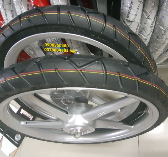 Bánh mâm 5 cây XMOOE dành cho SIRURS TAURUS JUPITER full vỏ ruột nhỏ trước 60,sau 70 như hình