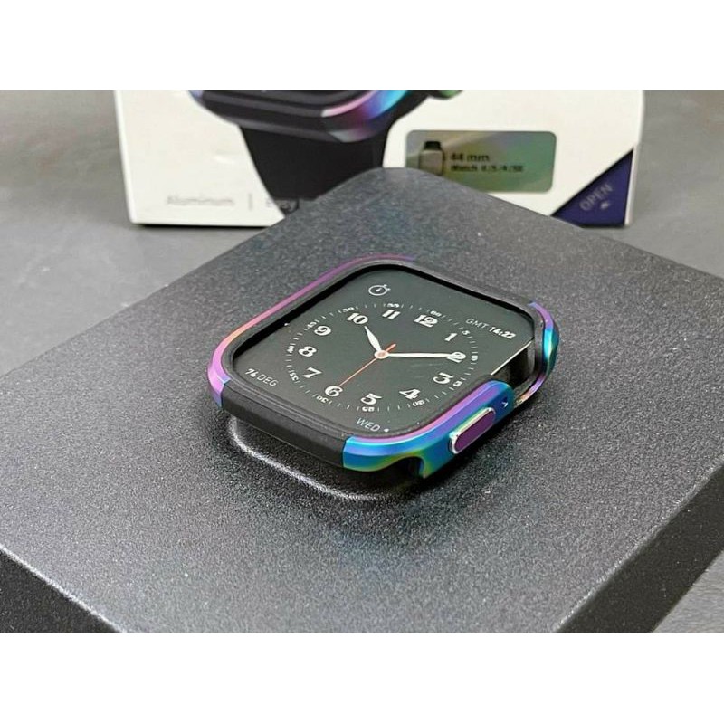 Ốp cho Apple Watch 40mm, 44mm Size 4,5,6 Chính hãng WiWu màu titan 7 màu siêu đẹp
