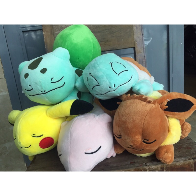 Gấu bông pokemon ngủ say