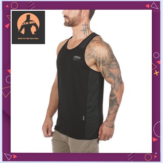 Áo ba lỗ thể thao nam tập gym, tập chạy bộ ASRV chất vải cotton thoáng mát