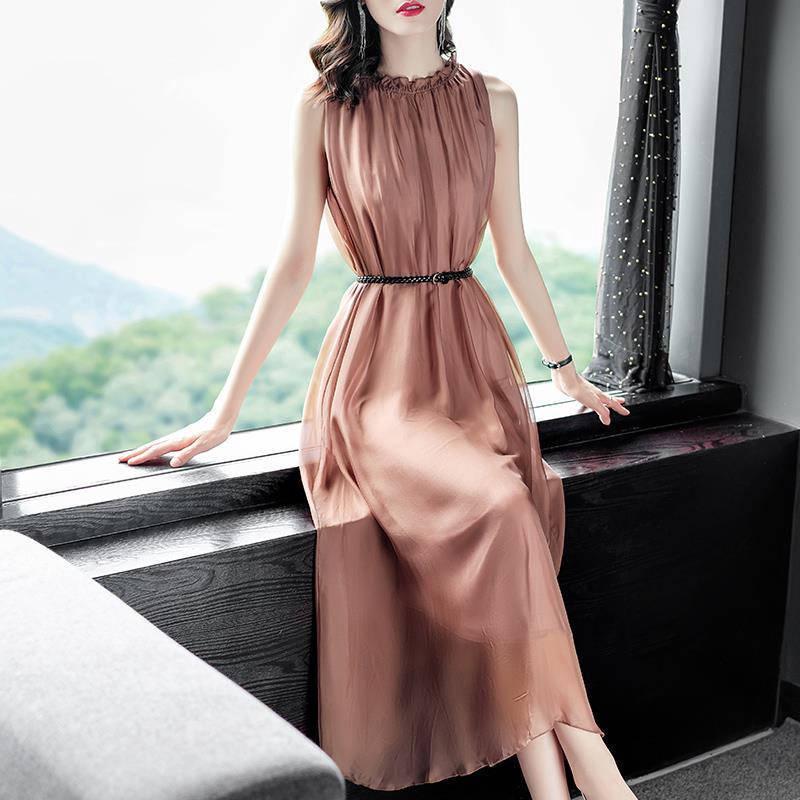 👗👗Đầm Voan Không Tay Màu Sắc Thời Trang Mùa Hè Dành Cho Nữ