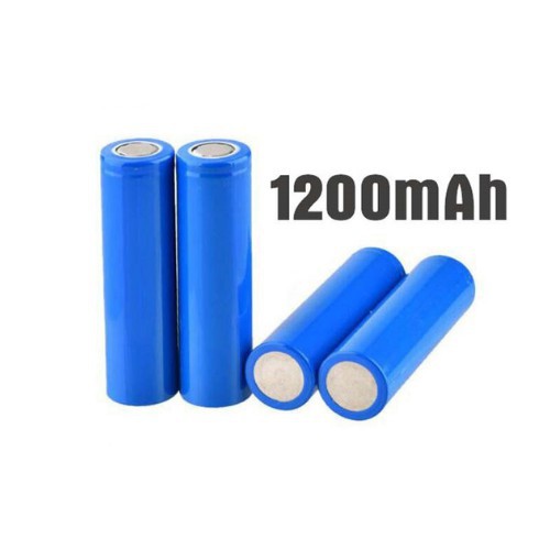 Cell pin 18650 1200MAH  Chuẩn Dung Lương - Dùng Cho Quạt Cẩm Tay Mini, đèn pin tông đơ cắt tóc, đồ điện tử pin tích điện