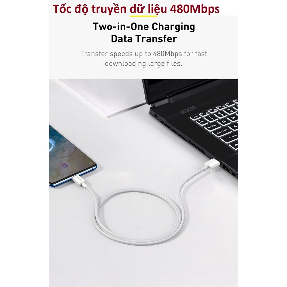 Cáp sạc Micro 2A Baseus Superior Series
