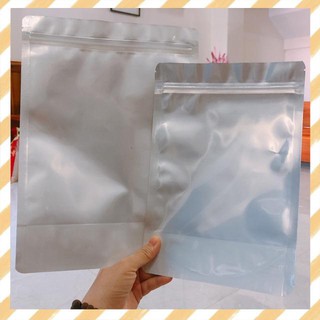 150g zip bạc đáy đứng ( đựng 500g/1kg)