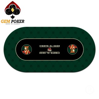 THẢM POKER GEM OVAL CAO SU CAO CẤP