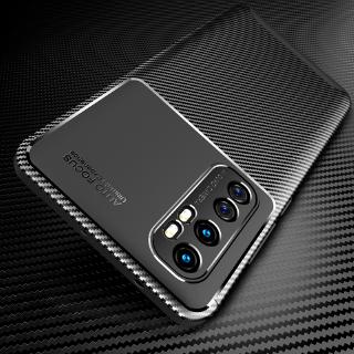 Ốp điện thoại silicone TPU mềm kết cấu sợi cacbon chống sốc cho Xiaomi Mi Note 10 Lite