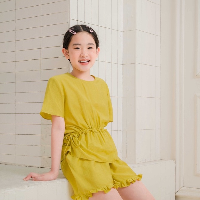 Bộ quần áo JOOKYLI bé gái tơ Girly 94G0955