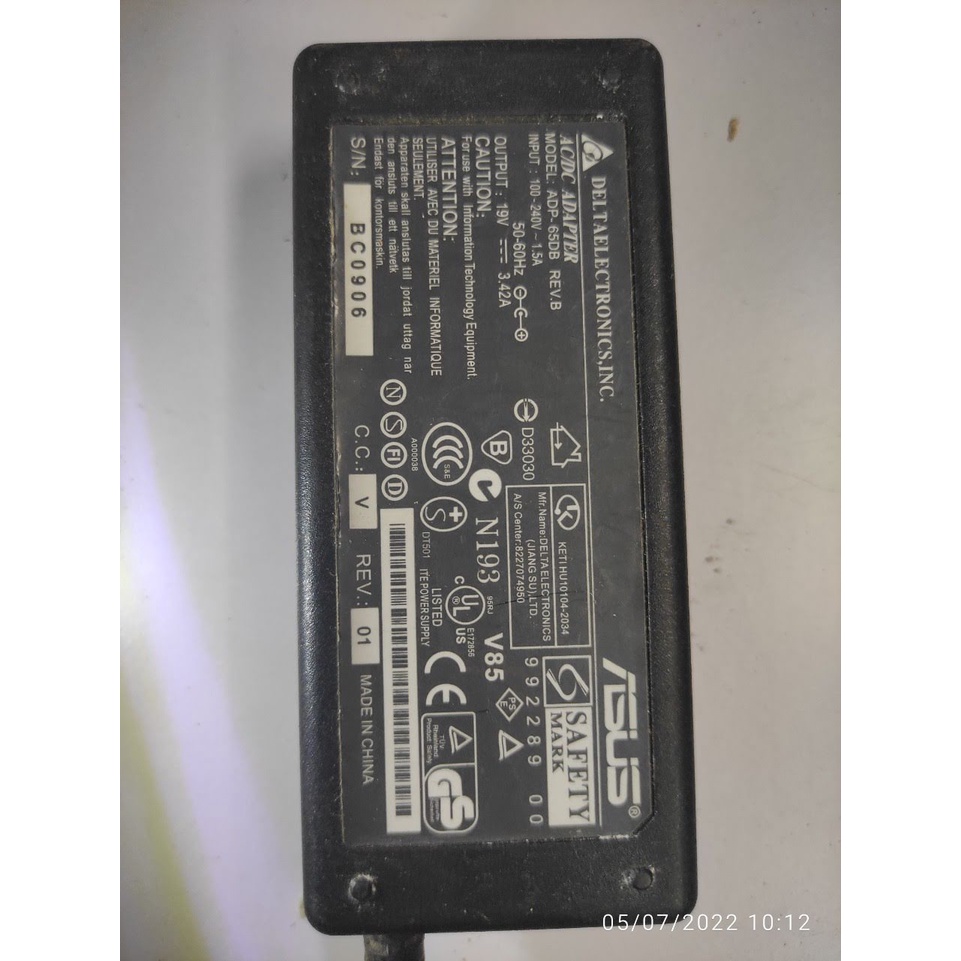 Adapter Nguồn, Sạc laptop cũ các hãng