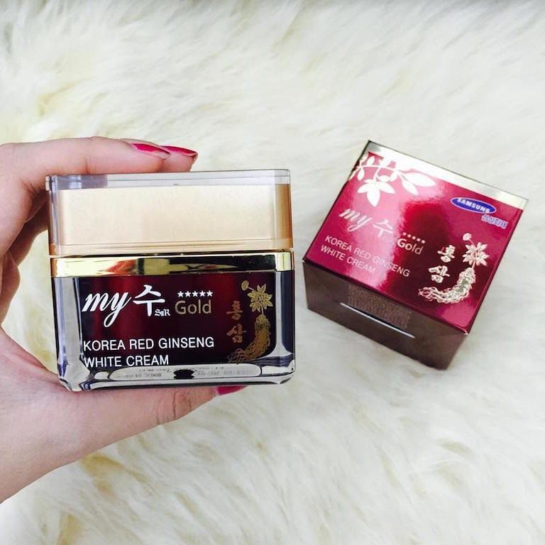 Kem Dưỡng Hồng Sâm My Gold Korea Red Ginseng White Cream 50ml Dưỡng Da Tổng Hợp Ngày Và Đêm KBeauty