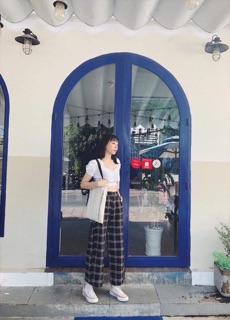 QUẦN CULOTTES KẺ CARO