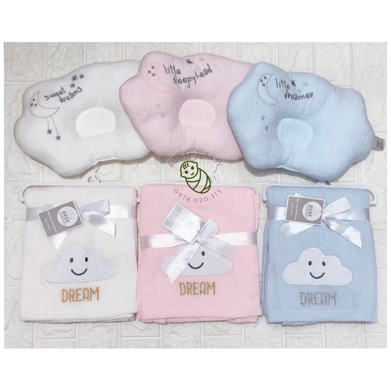 Ủ choàng - gối lõm - chăn lưới bebe comfort cho bé