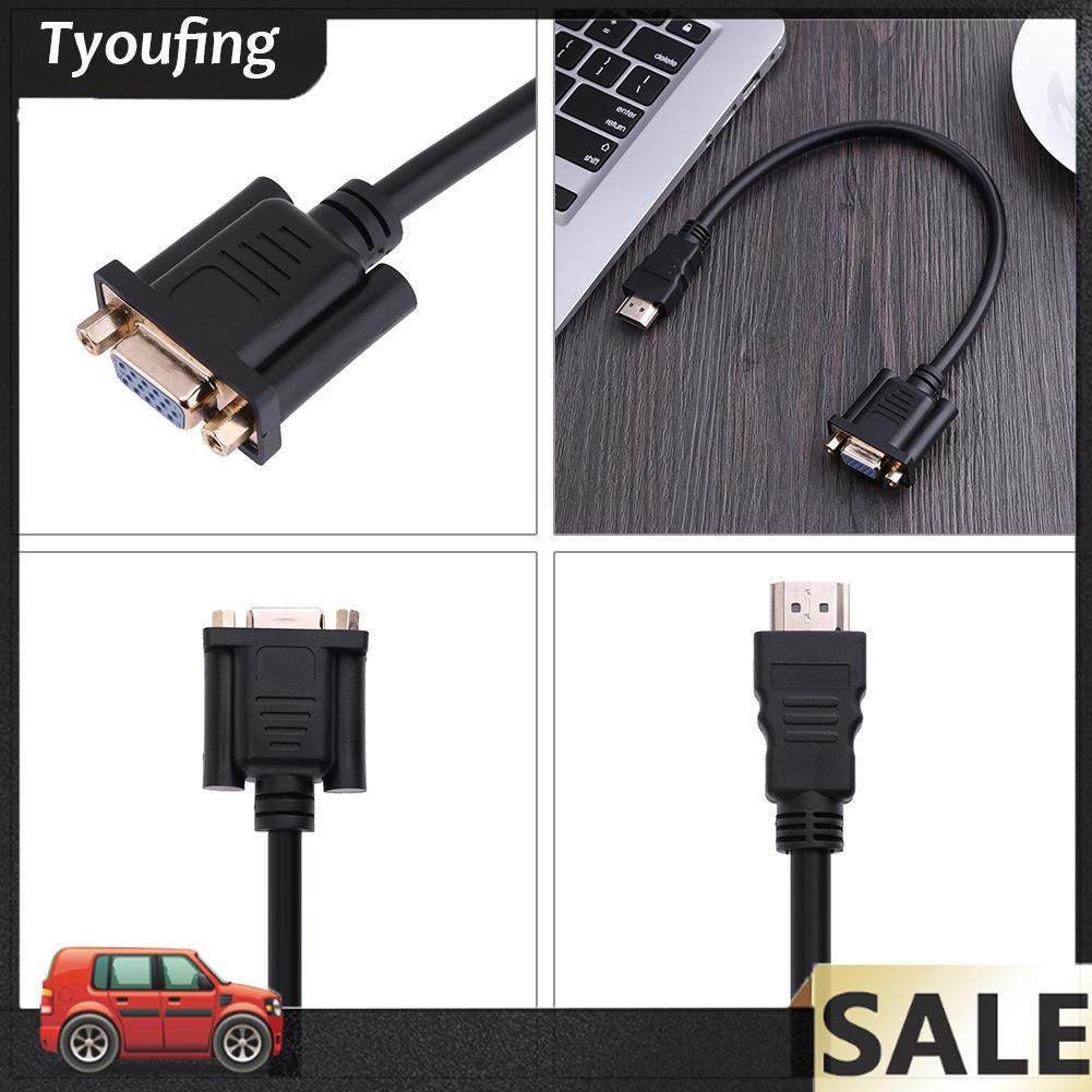 Cáp Chuyển Đổi Hdmi-Compatible Male Sang Vga D-Sub 15 Female Cho Hdtv