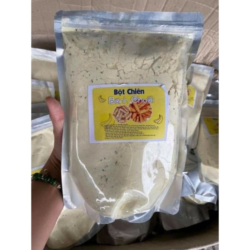 Bột chiên khoai, chuối ngon như hàng