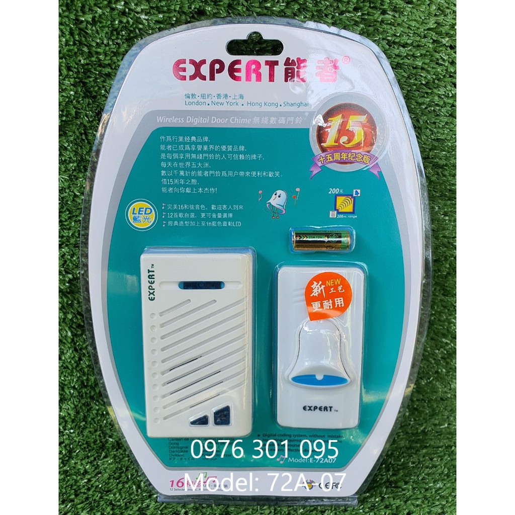 CHUÔNG KHÔNG DÂY CAO CẤP EXPERT 72A-07