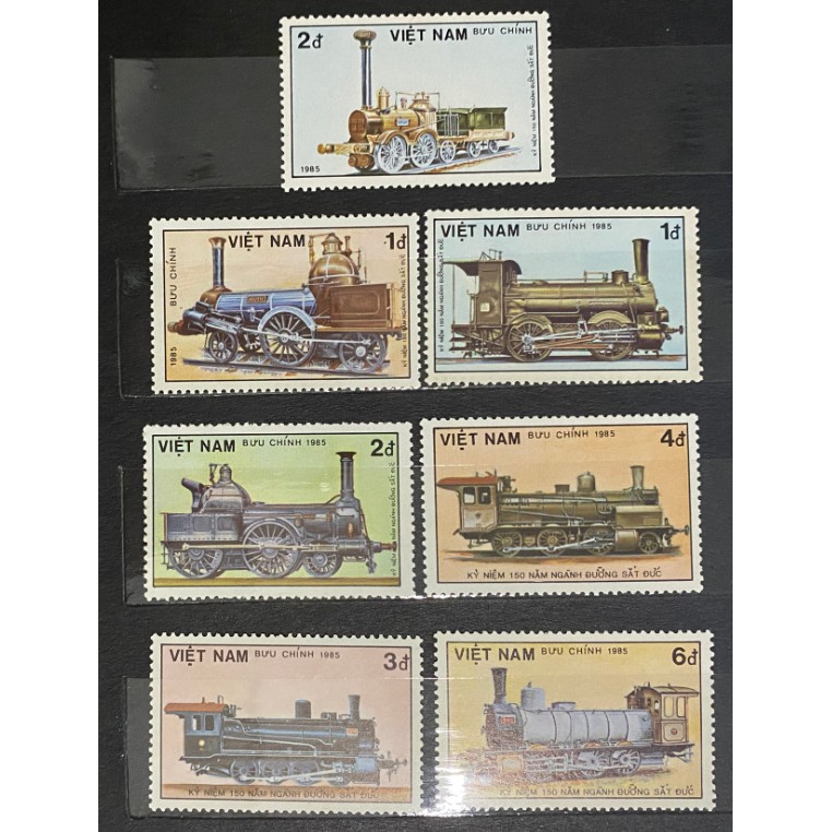 Tem sưu tầm MS 475 - Kỷ niệm 150 năm ngành đường sắt Đức (Tem sống)