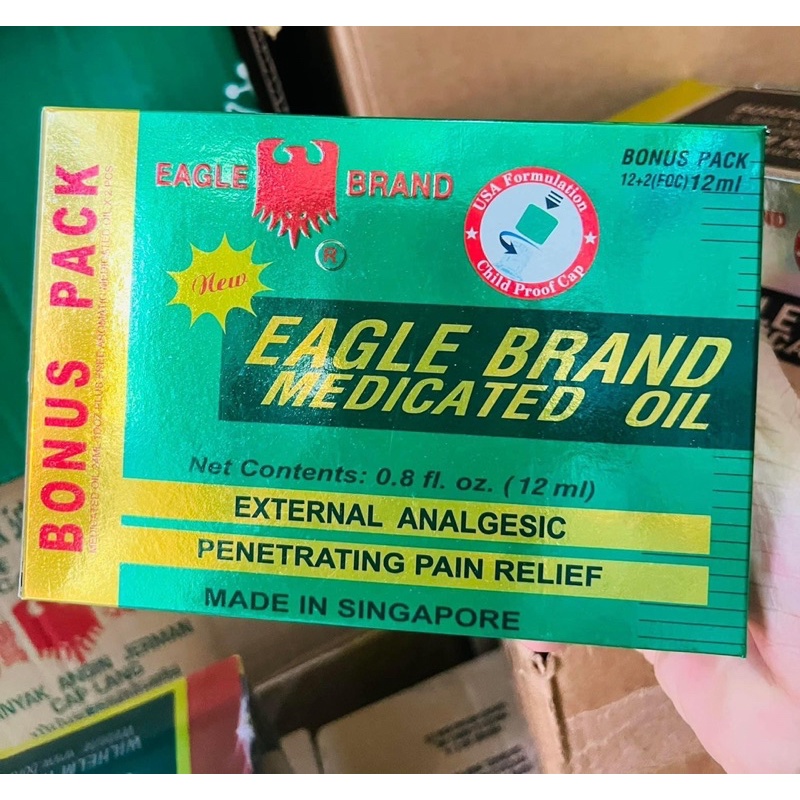 Dầu Gió xanh, trắng , vàng   Con Ó 12ml Dạng Lăn