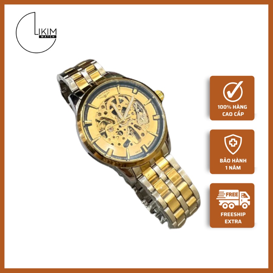 Đồng Hồ Nam Cơ Dấu Máy Login 2022 A34 _ Likim Watch