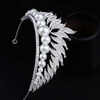 Sparkling Stone Crown Hair Clips