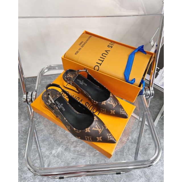 Giày Sandal Đế 5p Mũi Nhọn Da Mềm Êmm Fullbox Bill Túi Cao Cấp