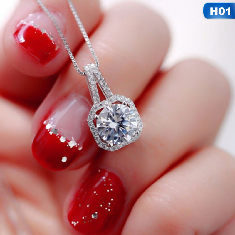 Dây chuyền mặt pha lê quyến rũ thời trang nữ