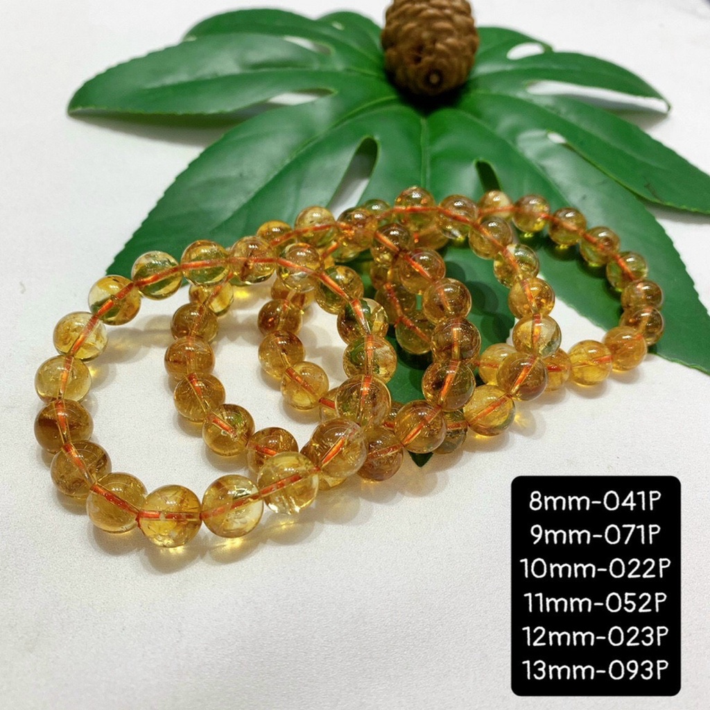 Vòng Tay Thach Anh Vàng 3A 8-13mm Vừa Cập Bến