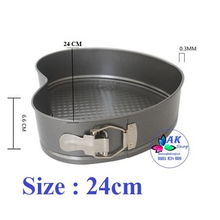 KHUÔN BÁNH SPRINGFORM TIM 24CM /2412.048