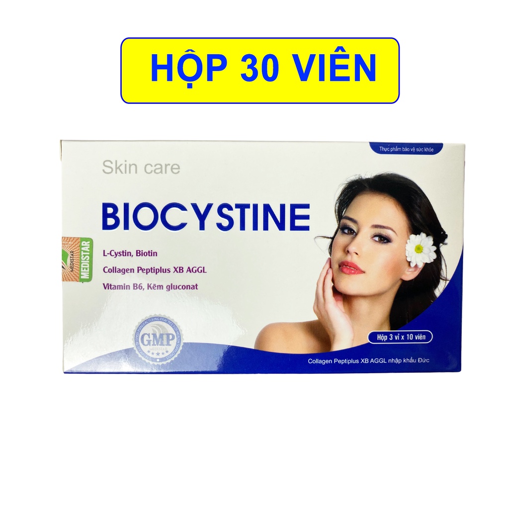 BIOCYSTINE Viên Uống Đẹp Da Đẹp Tóc, Chống Lão Hóa - BIOCYSTIN