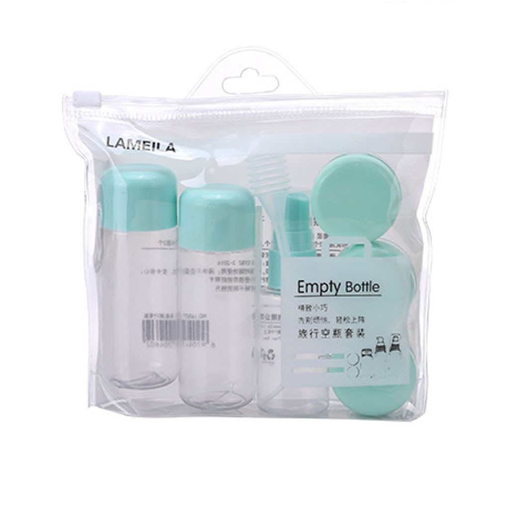 [Hàng mới về] Set 8 dụng cụ đựng mỹ phẩm mini tiện dụng mang theo khi đi du lịch | BigBuy360 - bigbuy360.vn