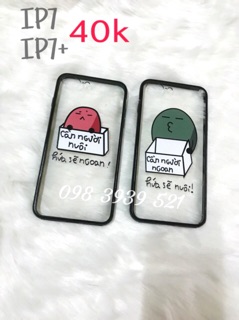 Ốp đôi đậu xanh - đậu đỏ iphone 7/7plus