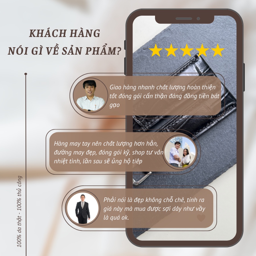 Dây Đồng Hồ Da Cá Sấu Thật Size 22mm, 20mm, Handmade Cao Cấp, Màu Đen, Chống Nước, Chính Hãng, Bảo Hành 6 Tháng