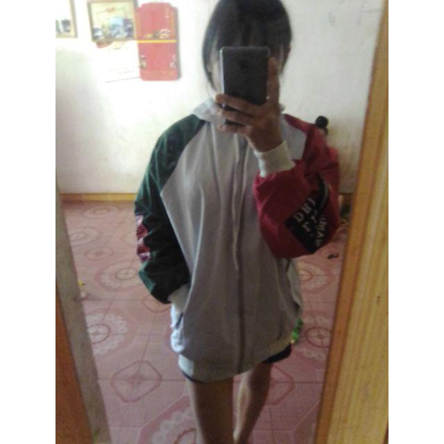 Áo khoác dù gió 2 lớp phối tay | BigBuy360 - bigbuy360.vn