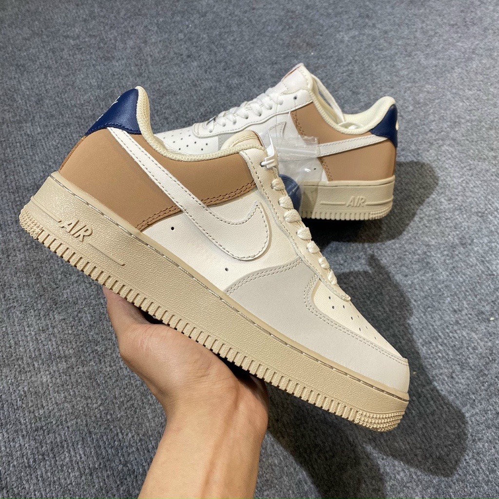 Giày Air Force 1 Cam Đất, AF1 Bản Mới Hàng SC Trung Full Box Bill